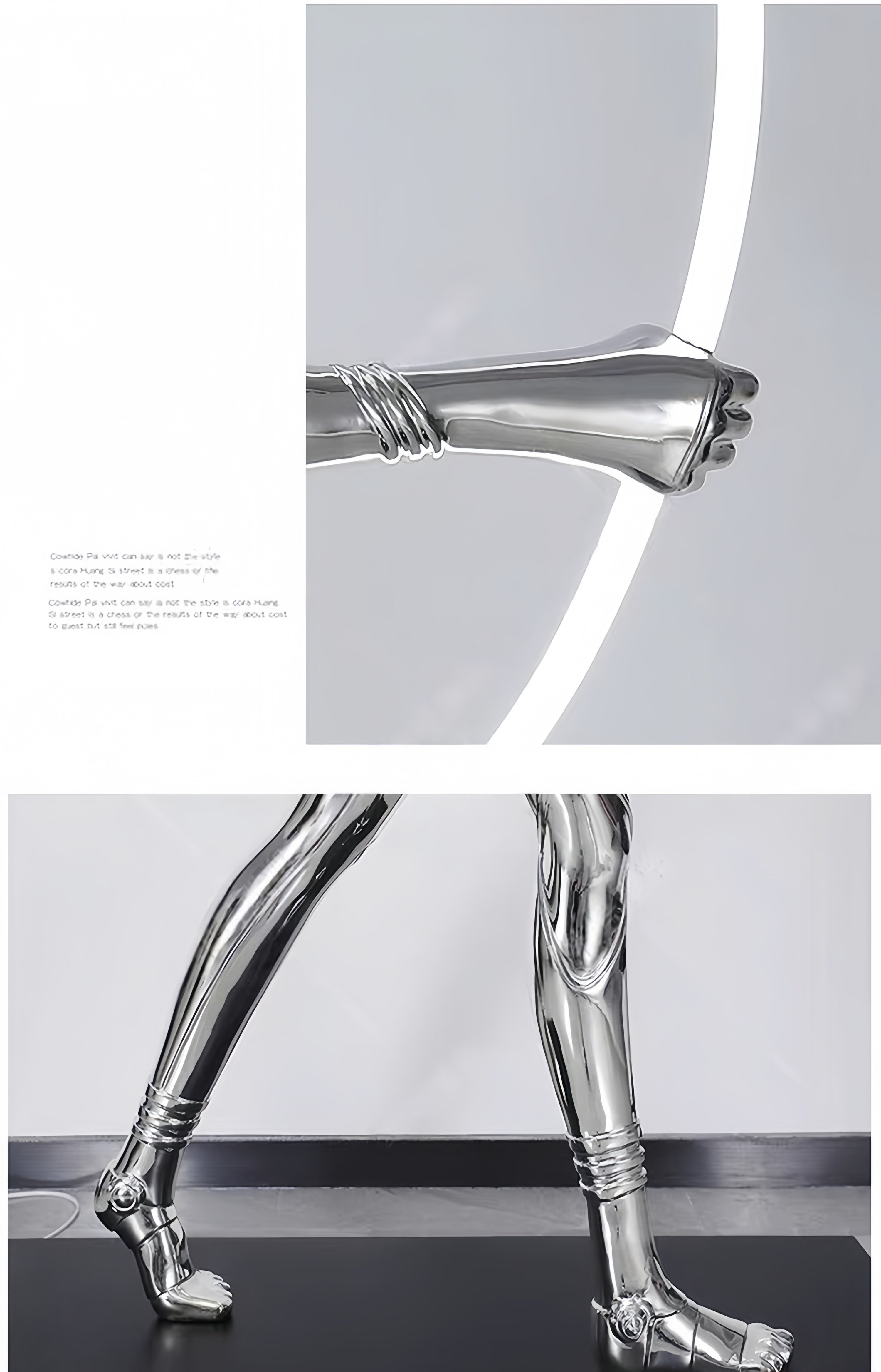 Future Technology Figure Statue Floor Lamp