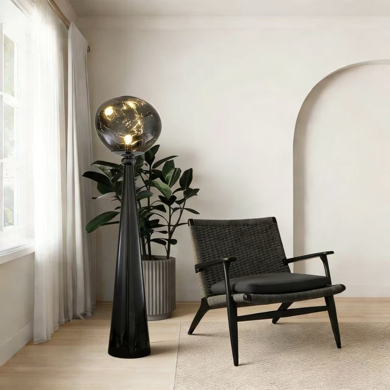 Minimally Designed Lava Floor Lamp
