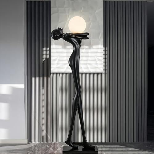 71'' Black Novelty Floor Lamp,Ornament Creative Standing Light