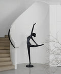 Gymnastics Girl Sculpture Floor Lamp