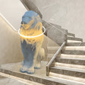 53.2'' Stand Lion Sculpture With Led Novelty Floor Lamp