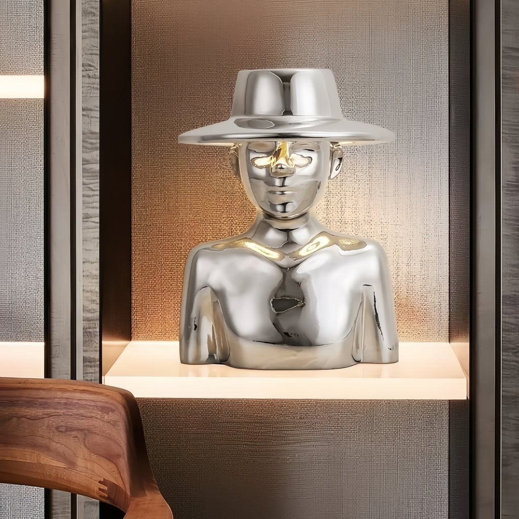 Creative top hat character shaped desk lamp