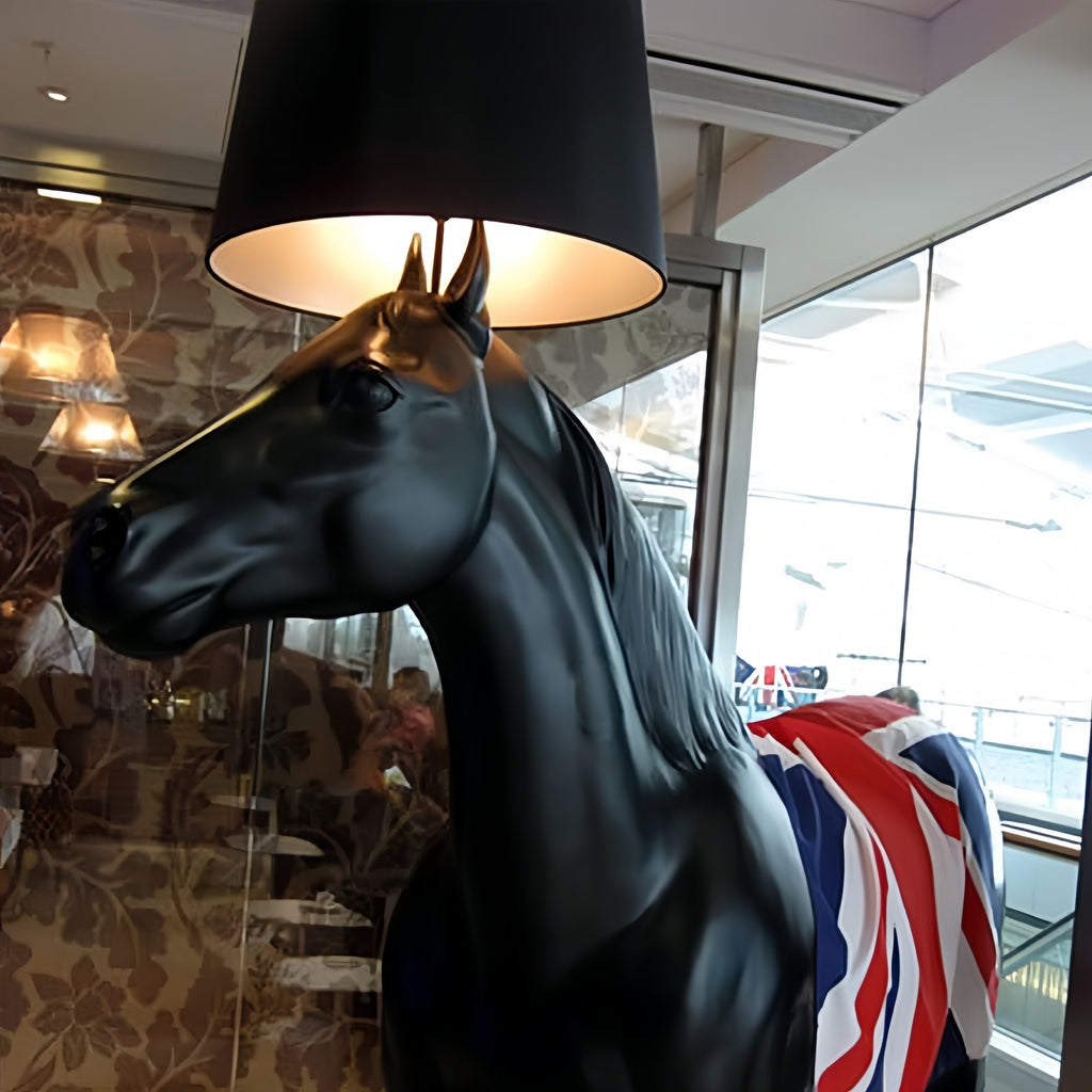 71'' Horses Figurines & Sculptures Novelty Floor Lamp