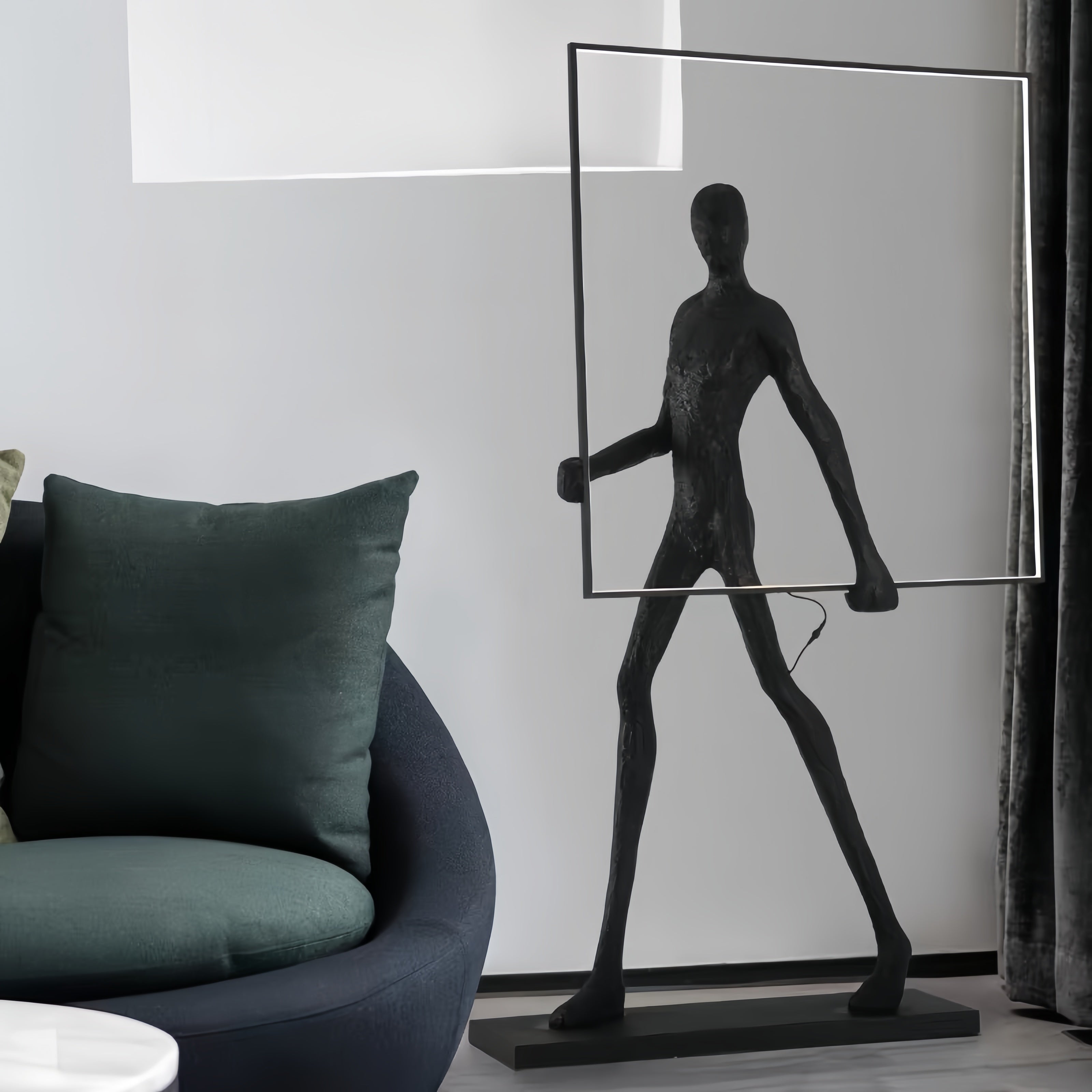 Modern style abstract art sculpture floor lamp