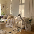40" Giraffe Sculpture Floor Lamp,Ornament Creative Standing Light