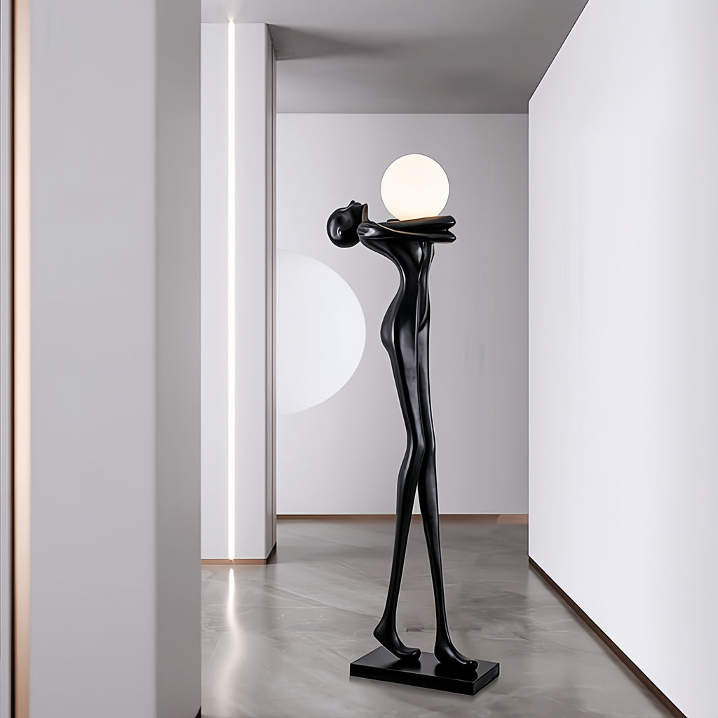 71'' Black Novelty Floor Lamp,Ornament Creative Standing Light