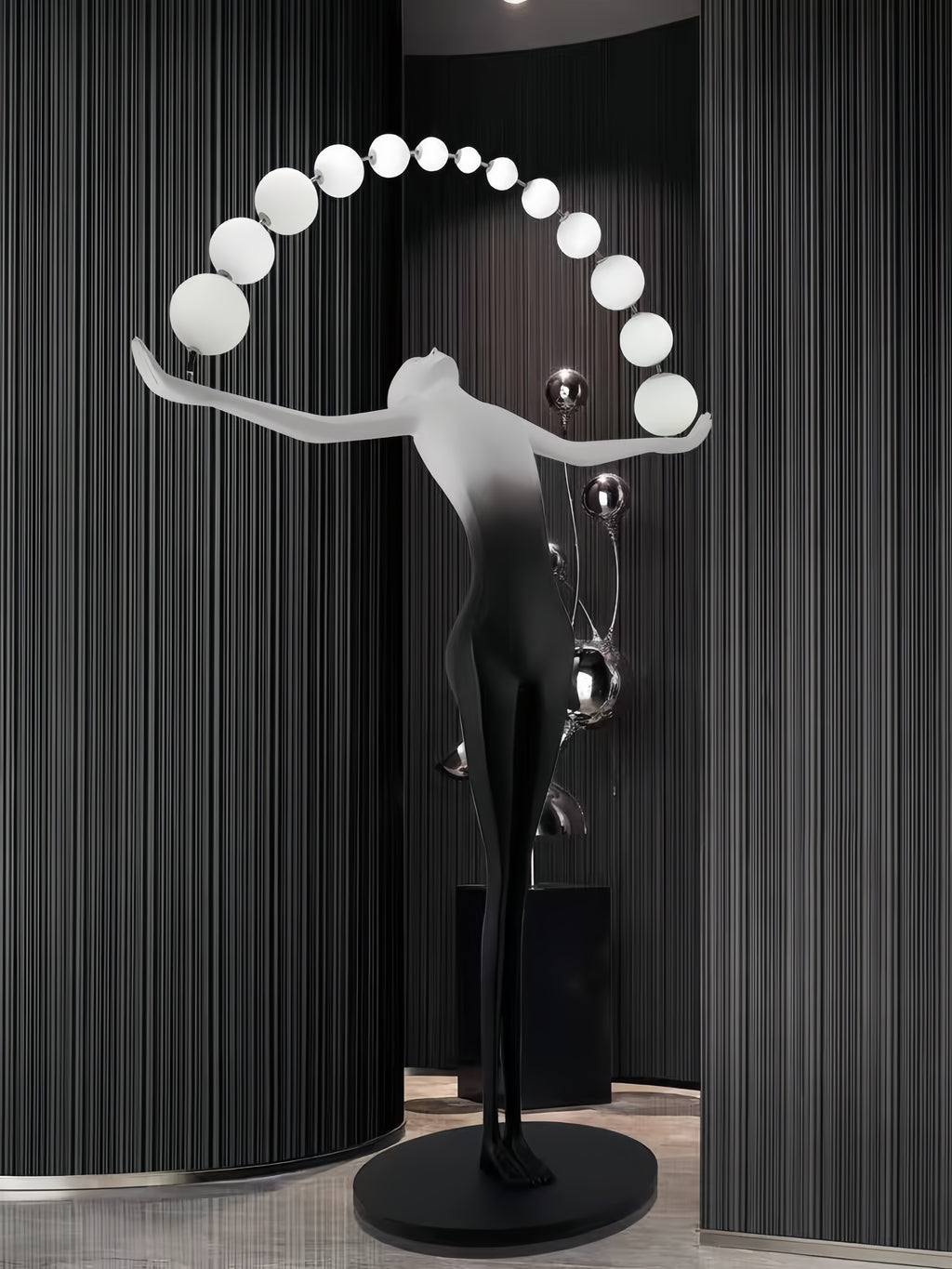'Flying in the Sky' Sculpture Floor Lamp