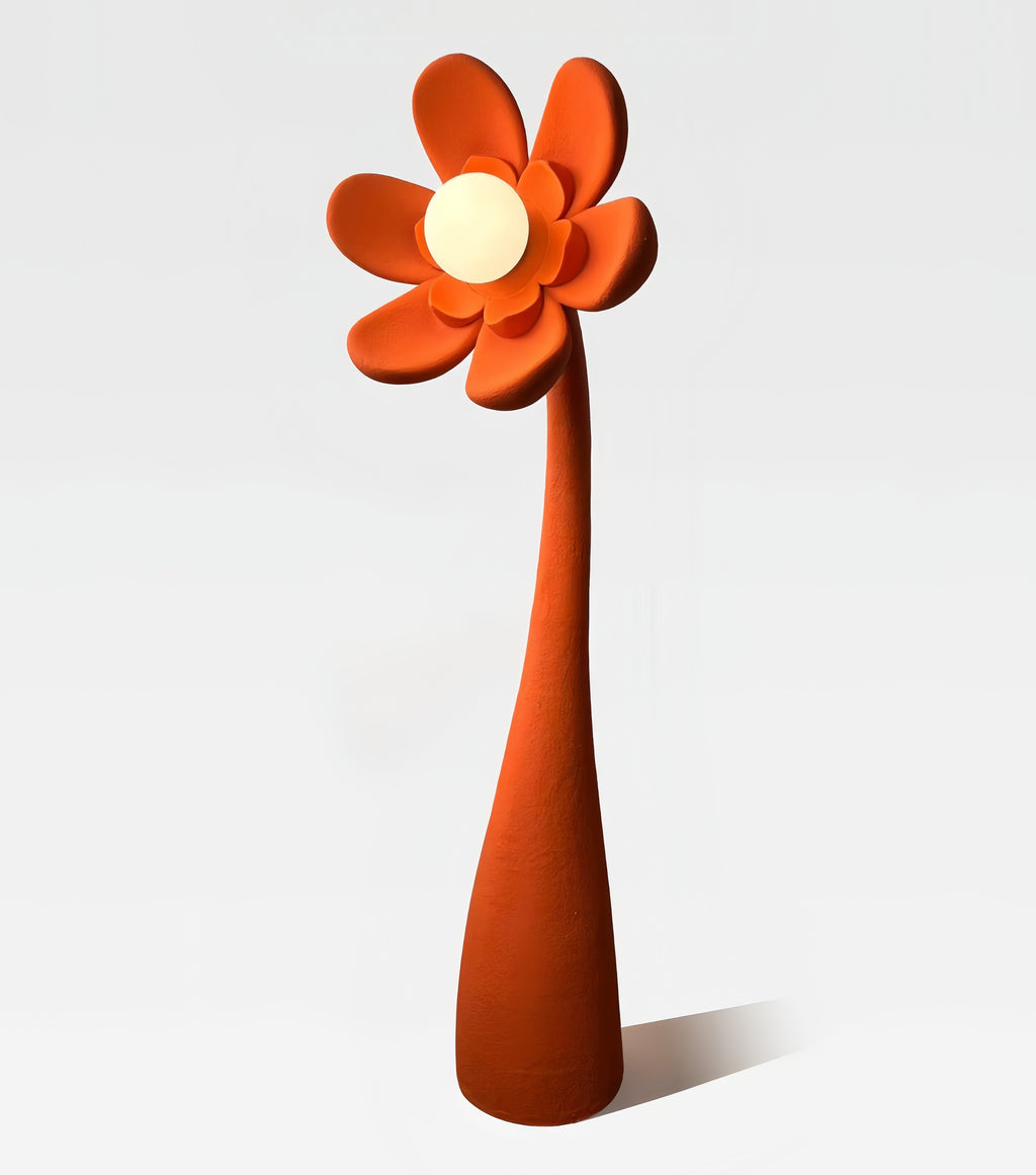 Sunflower Sculpture Novelty Floor Lamp