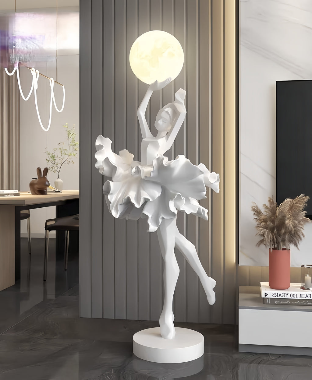 Ballet Girl Sculpture Floor Lamp