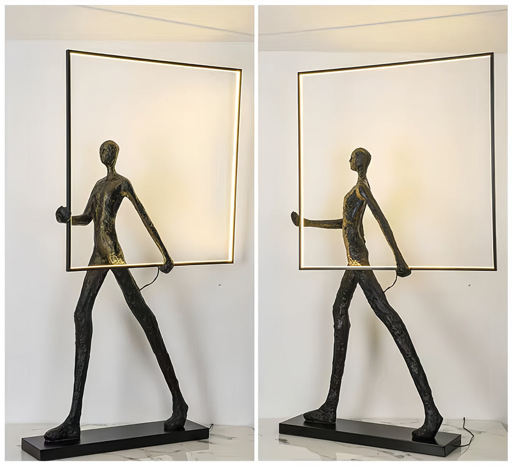 Modern style abstract art sculpture floor lamp