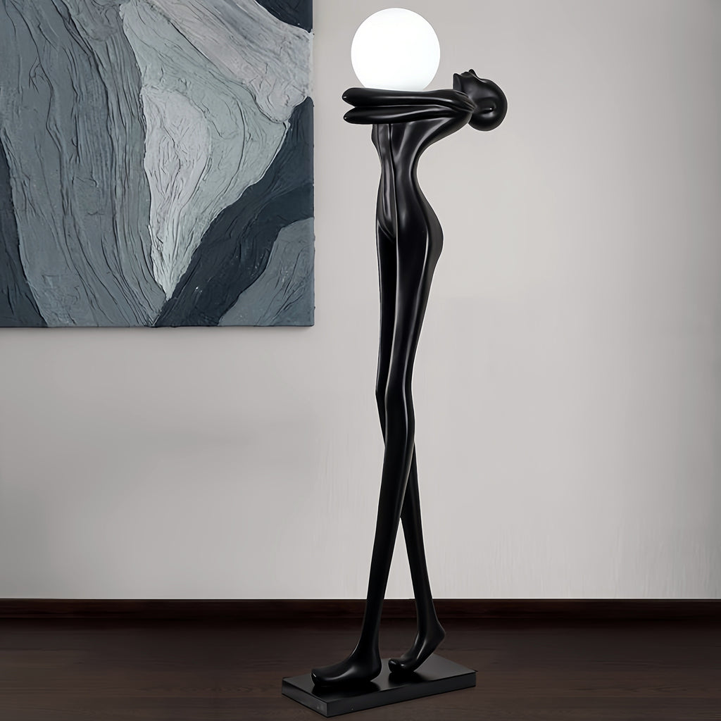 71'' Black Novelty Floor Lamp,Ornament Creative Standing Light