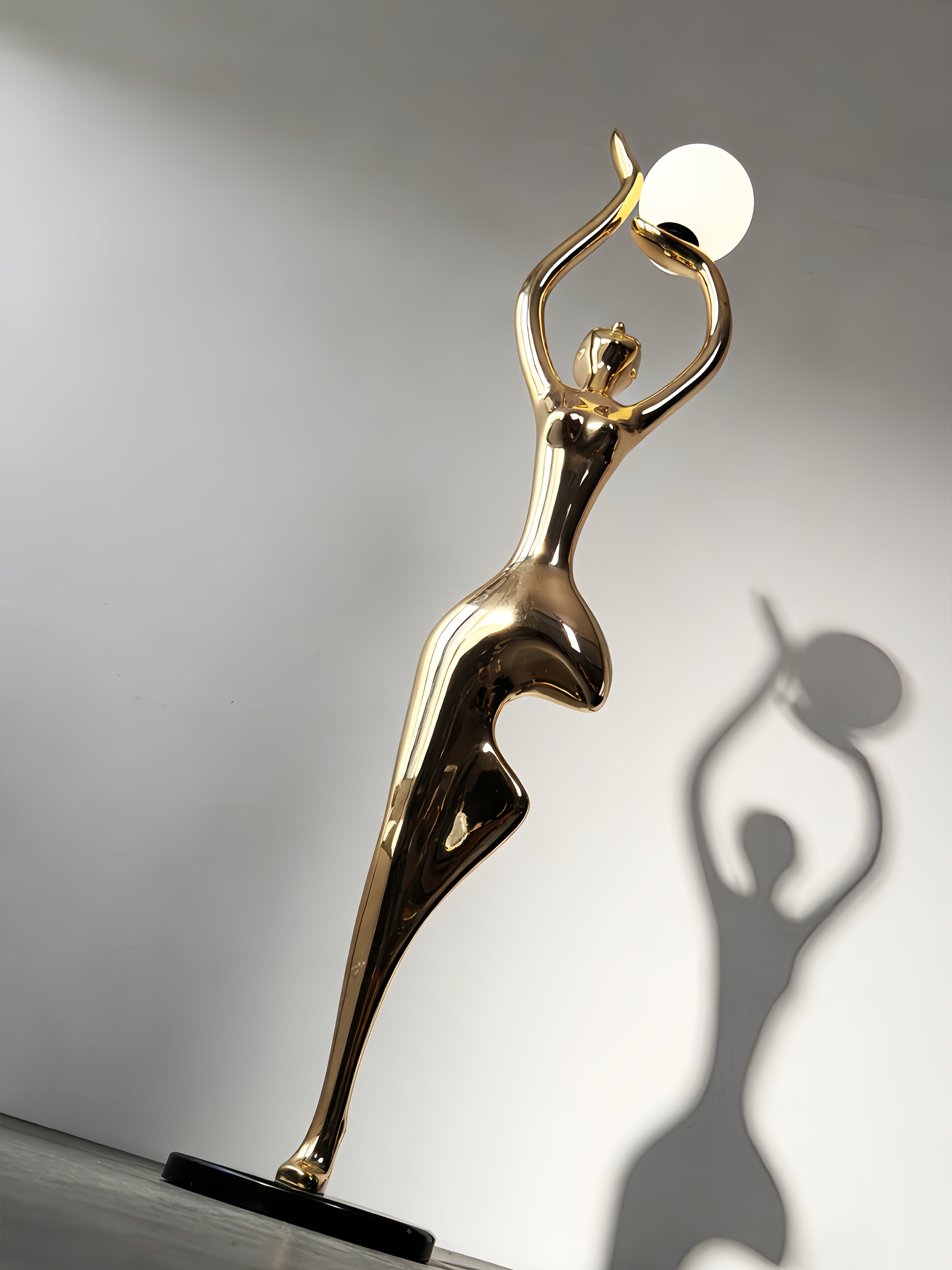 Fairy Sculpture Novelty Floor Lamp Hugger Ball