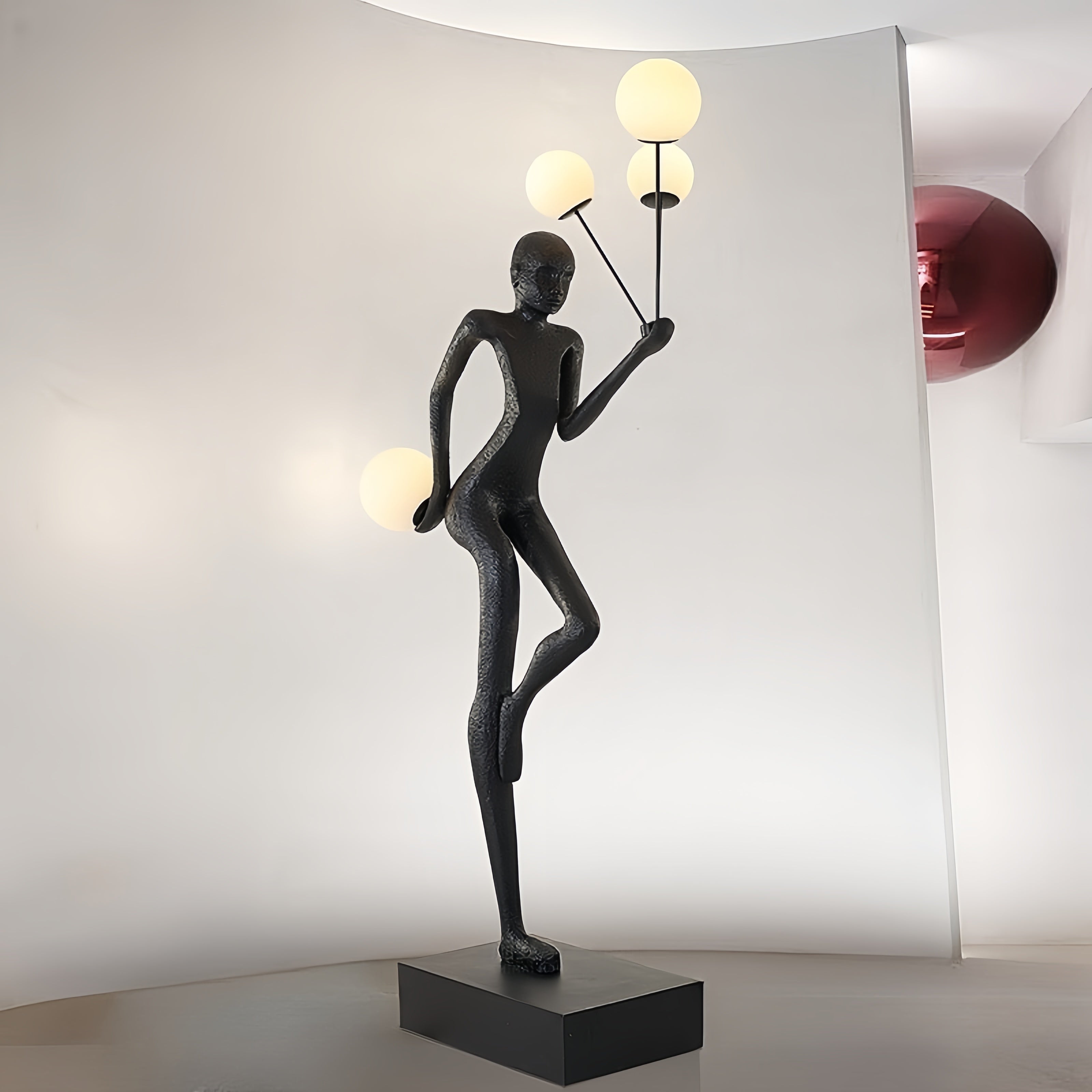 The Beauty of Balance Sculpture Novelty Floor Lamp