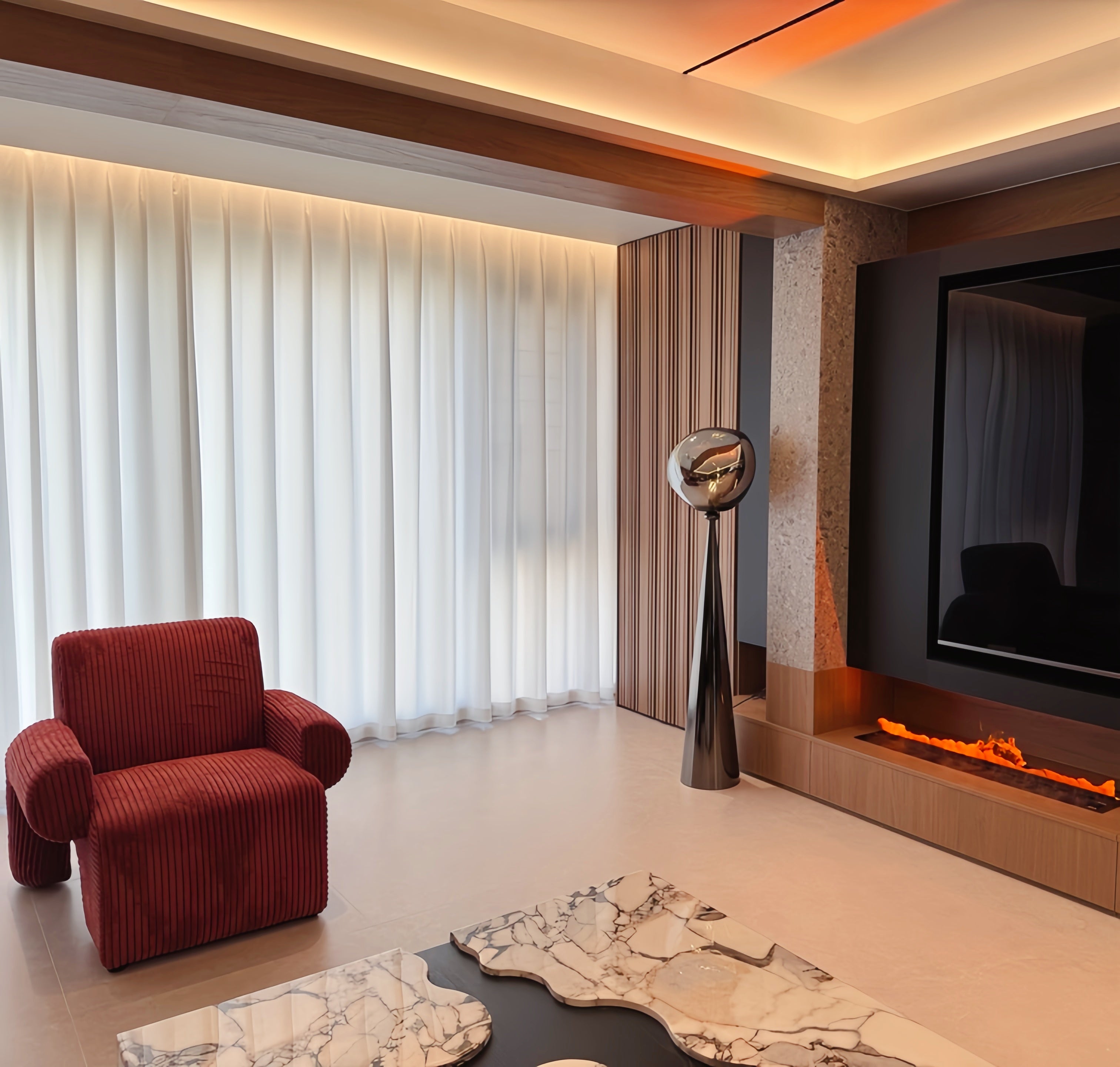 Minimally Designed Lava Floor Lamp