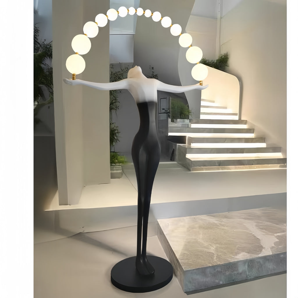 'Flying in the Sky' Sculpture Floor Lamp
