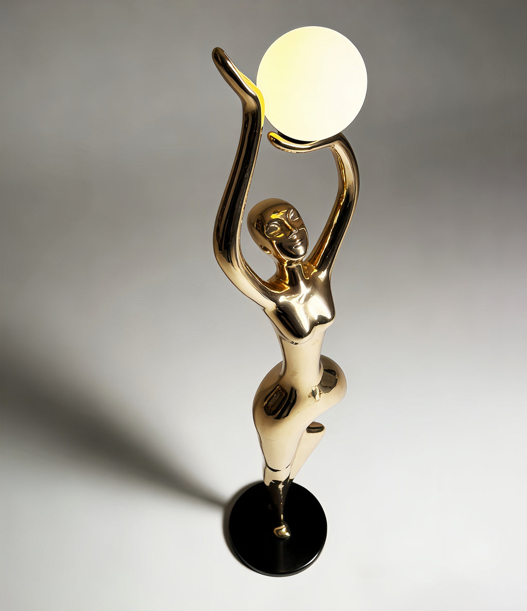 Fairy Sculpture Novelty Floor Lamp Hugger Ball