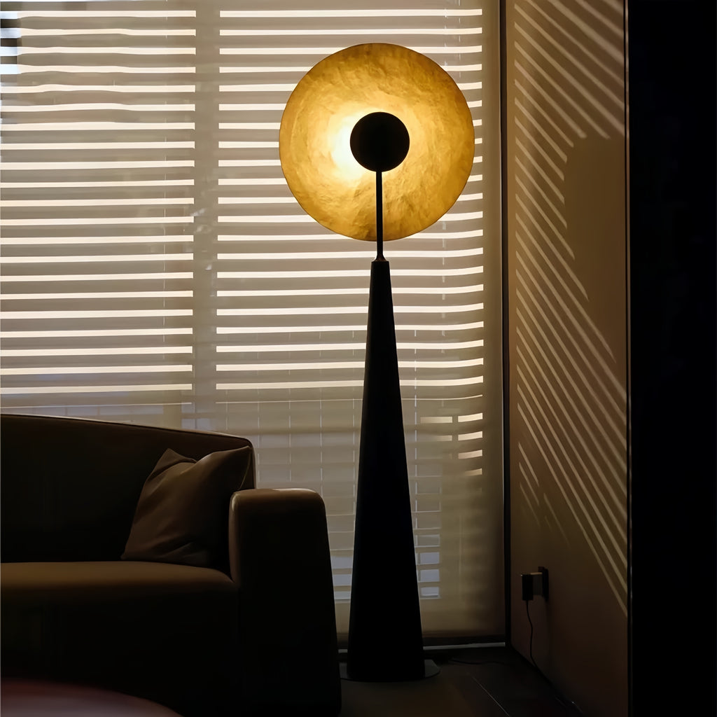 The medieval light luxury floor lamp