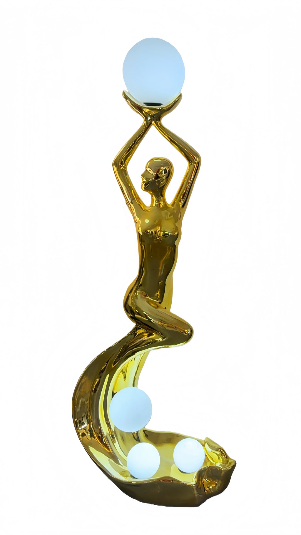 Mermaid Sculpture Floor Lamp