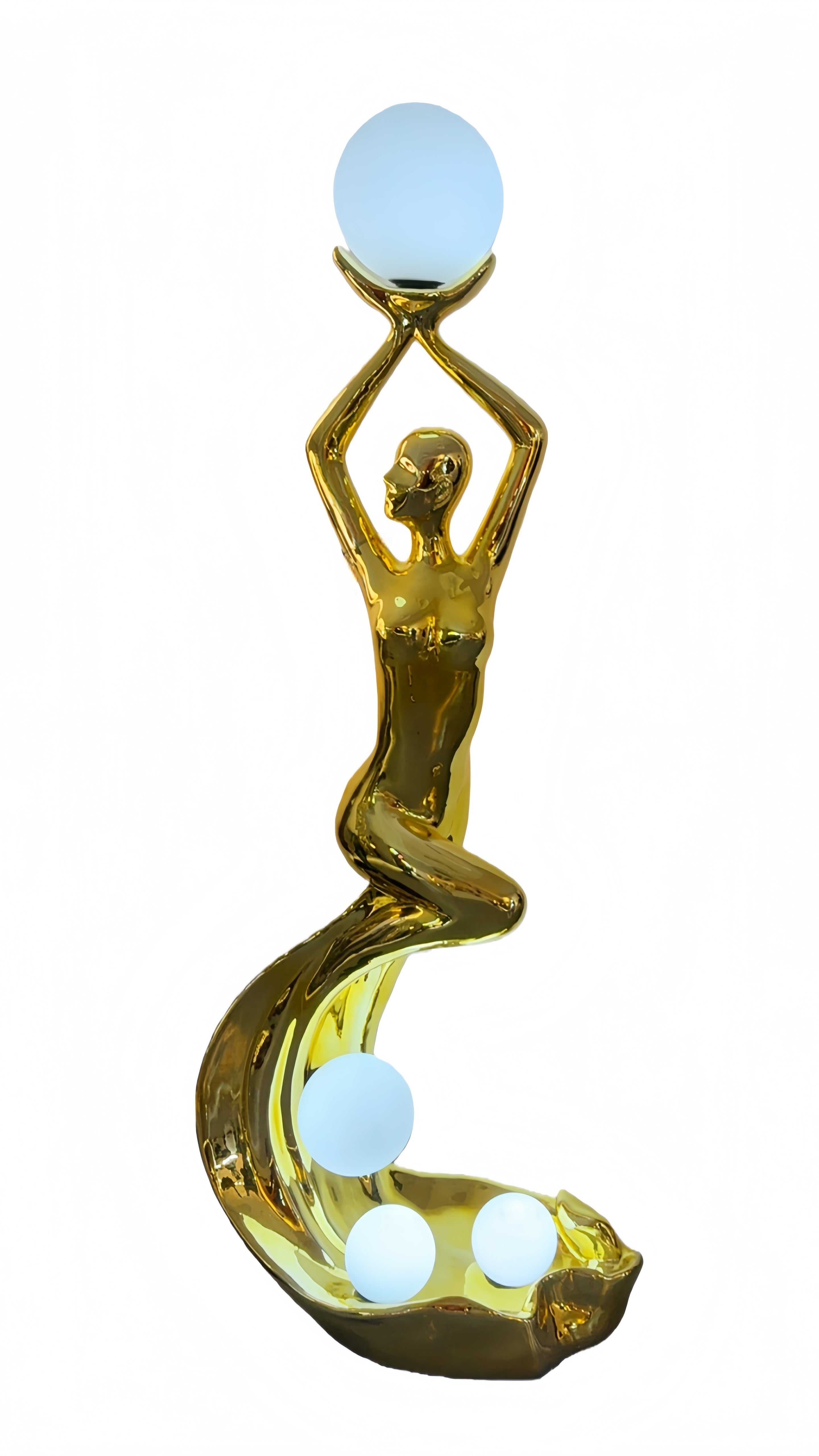 Mermaid Sculpture Floor Lamp