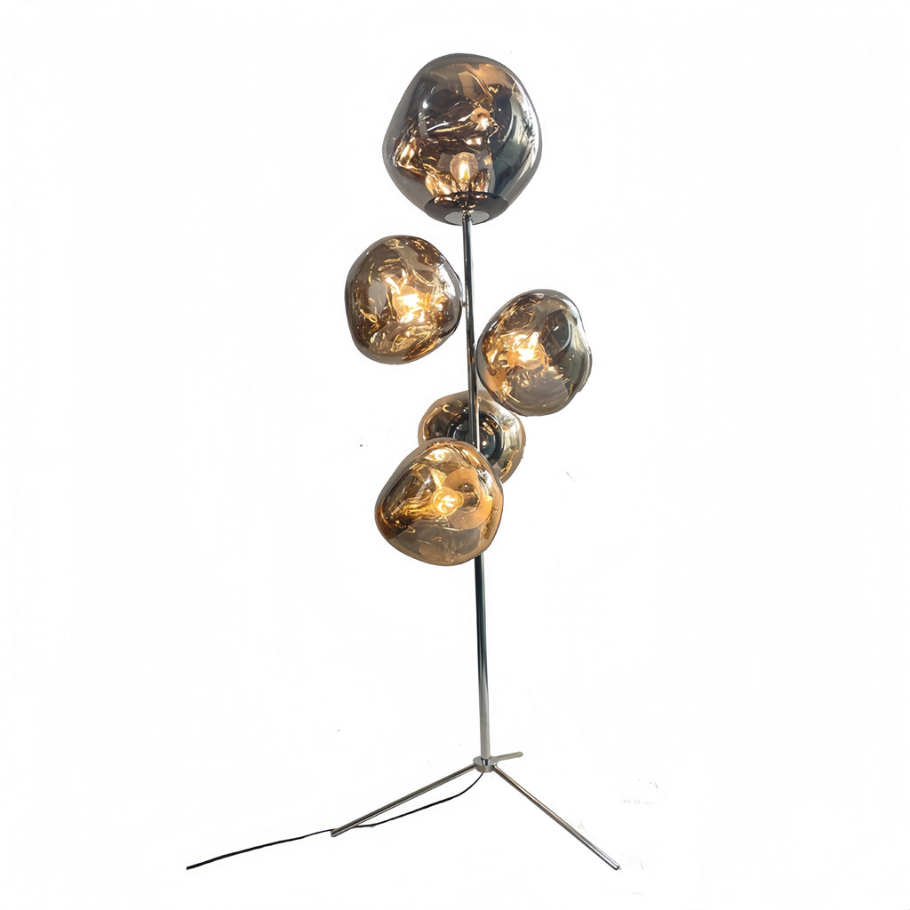 59" Minimally Designed Lava Tree Floor Lamp