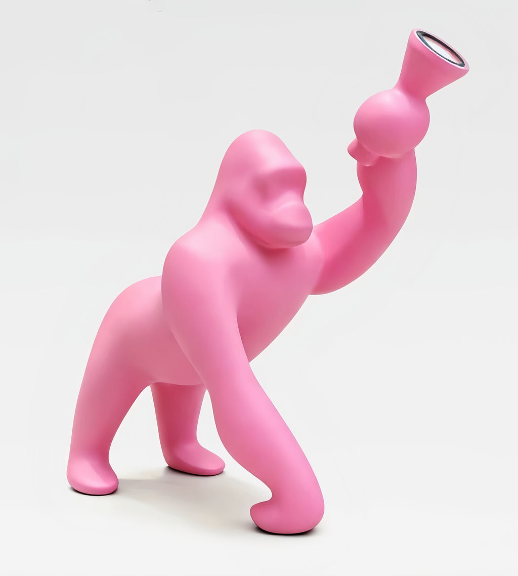Chimpanzee Sculpture Floor Lamp