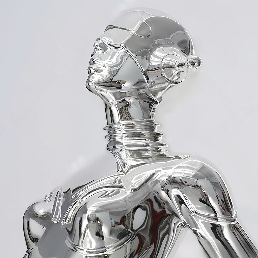 Future Technology Figure Statue Floor Lamp