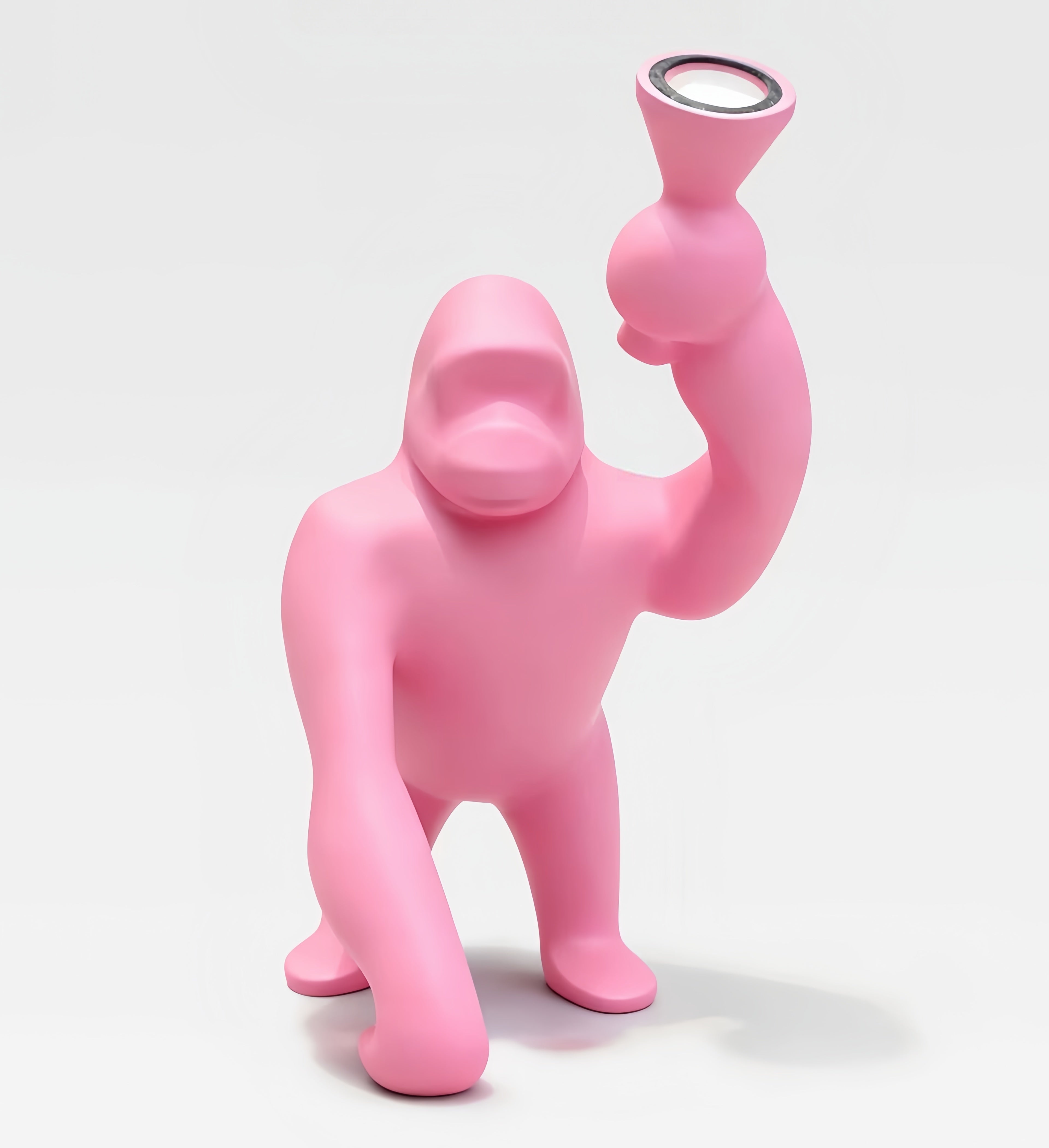 Chimpanzee Sculpture Floor Lamp