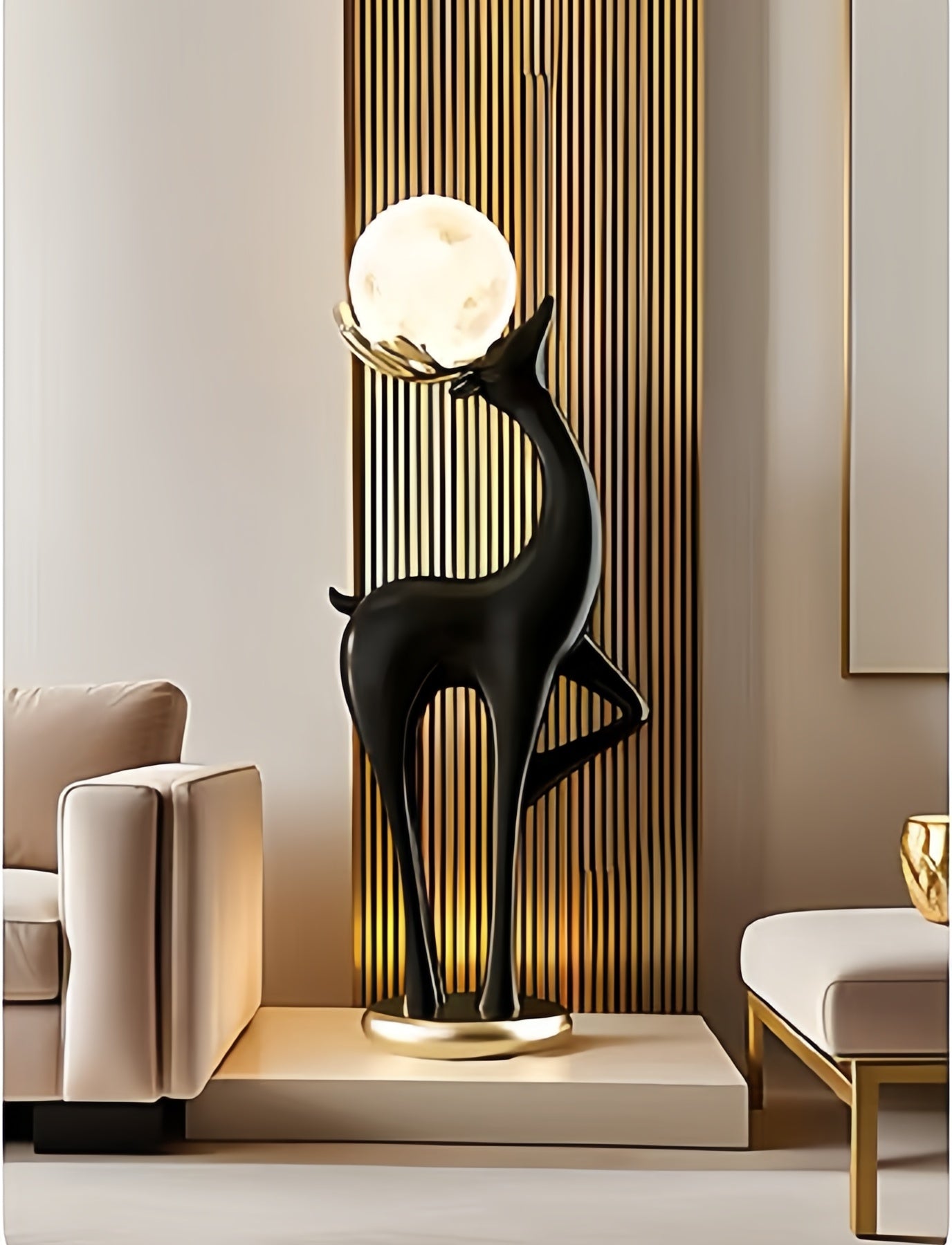 Art Deer Floor Lamp