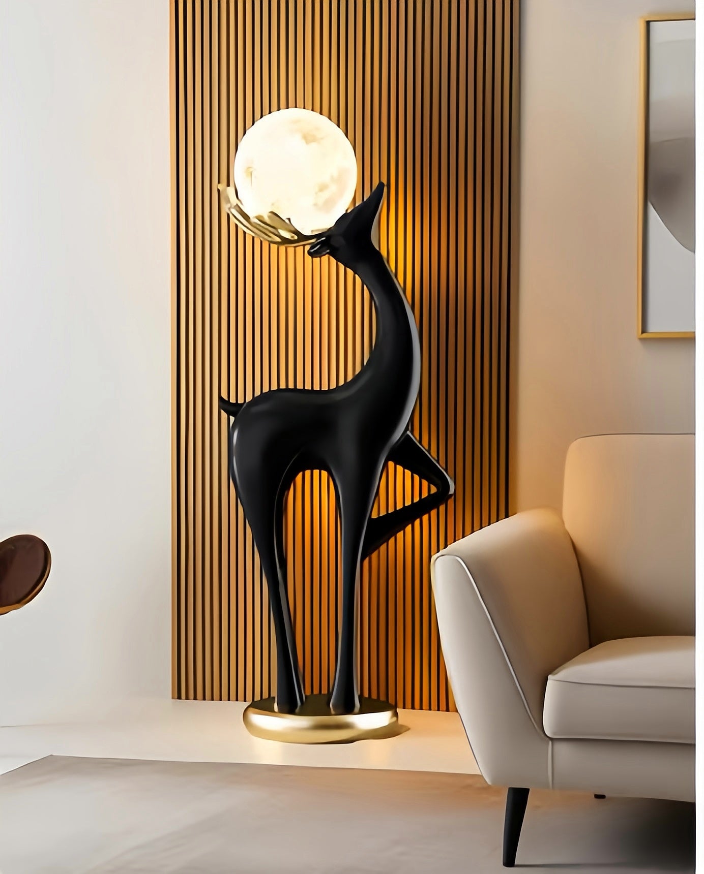 Art Deer Floor Lamp