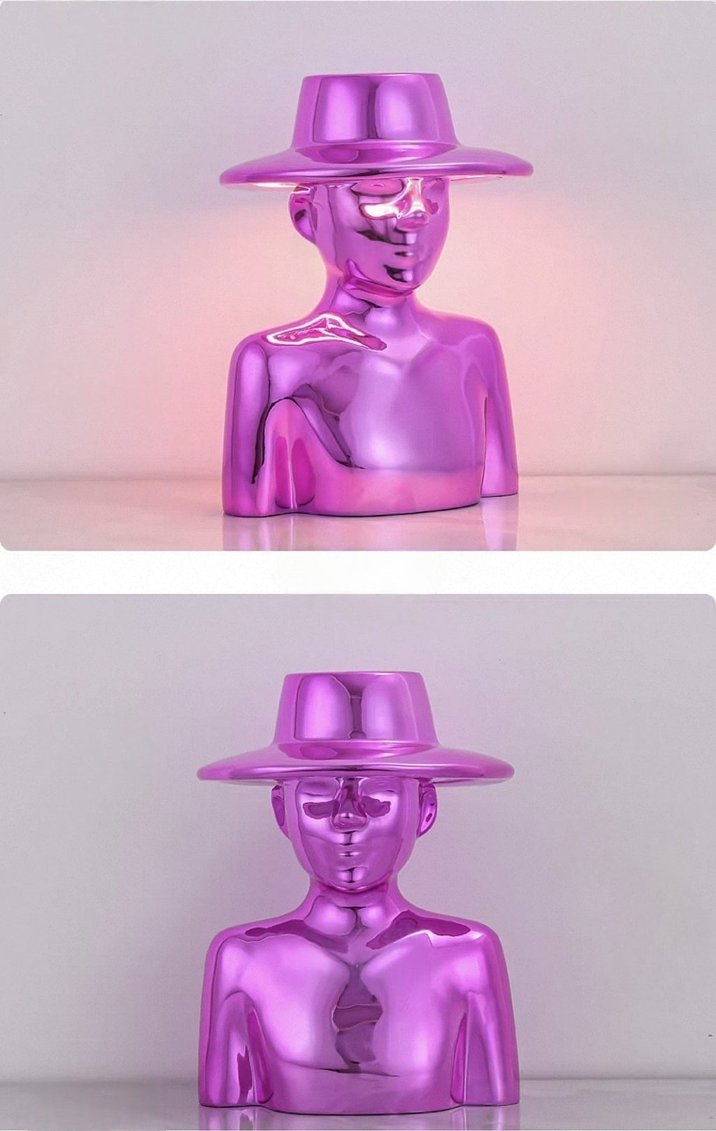 Creative top hat character shaped desk lamp