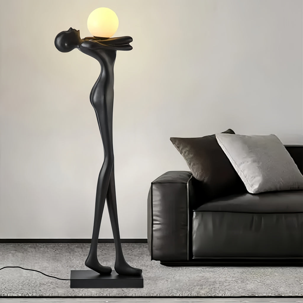 71'' Black Novelty Floor Lamp,Ornament Creative Standing Light