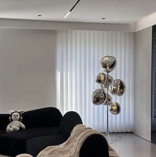 59" Minimally Designed Lava Tree Floor Lamp