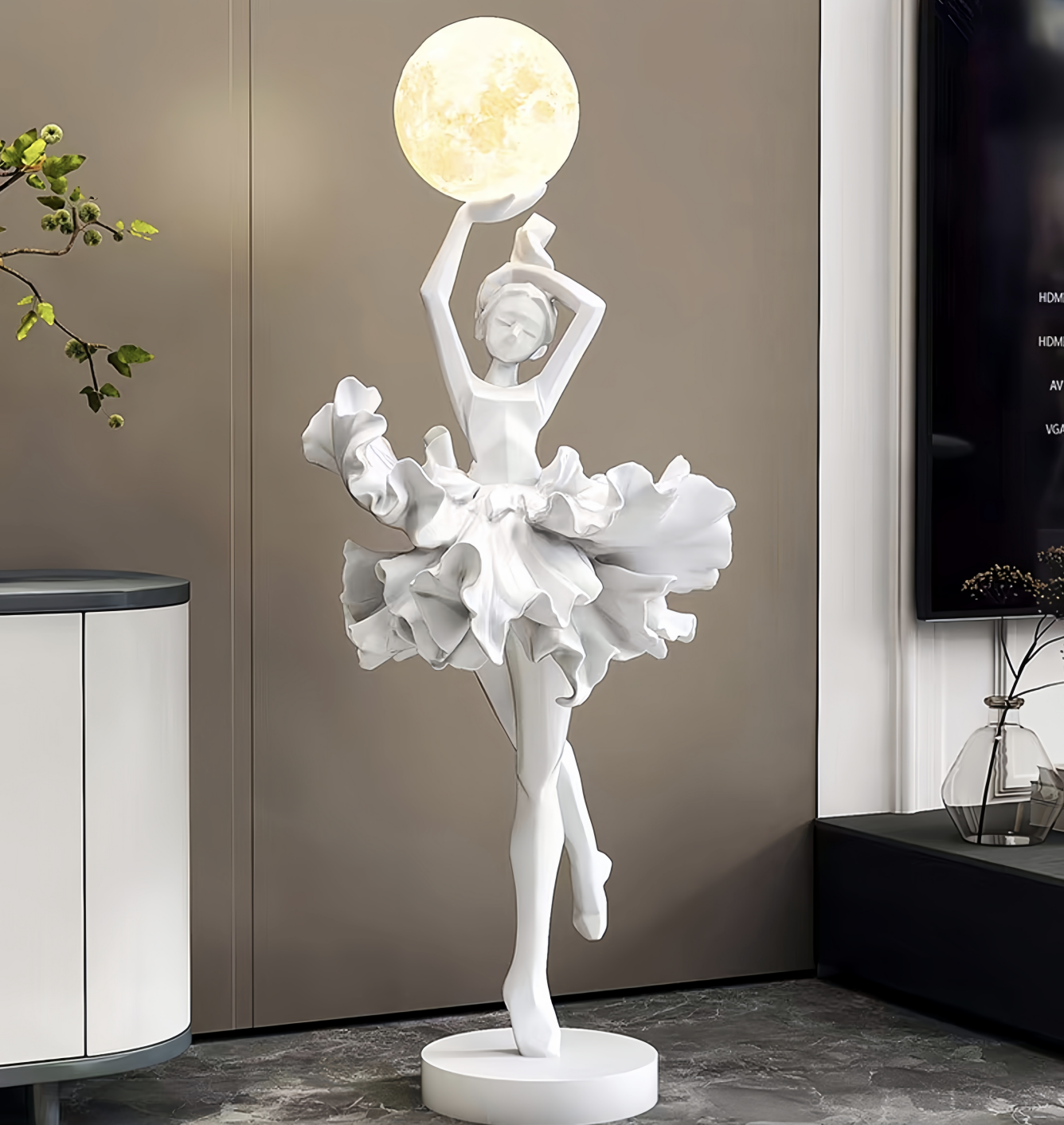 Ballet Girl Sculpture Floor Lamp