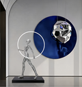 Future Technology Figure Statue Floor Lamp