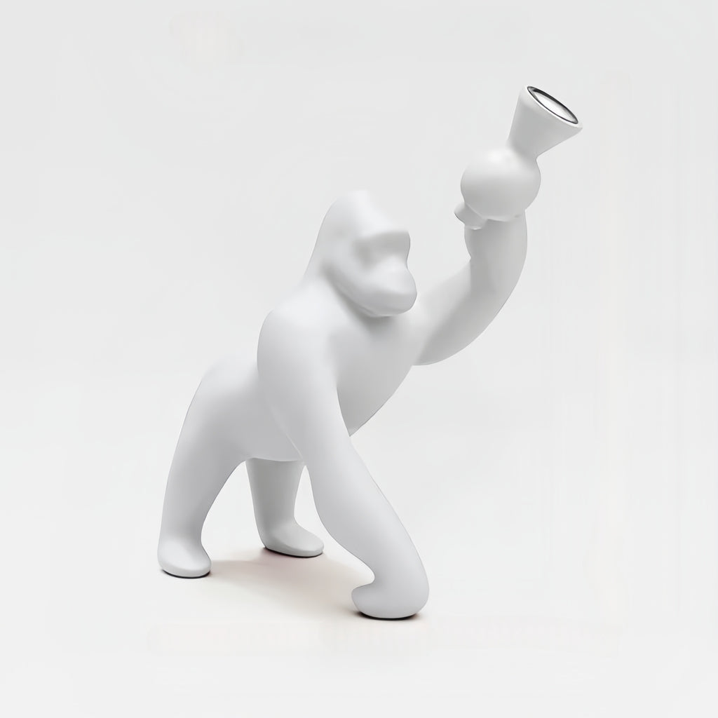 Chimpanzee Sculpture Floor Lamp