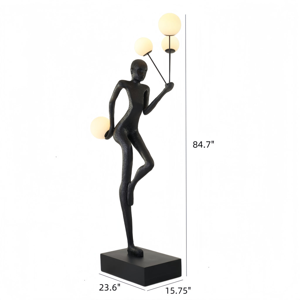 The Beauty of Balance Sculpture Novelty Floor Lamp